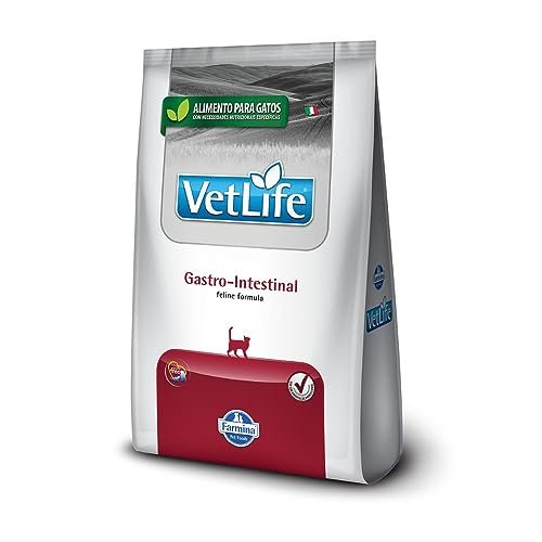 Ração Farmina Vet Life Gastro-Intestinal para Gatos Adultos com Dificuldades Digestórias
